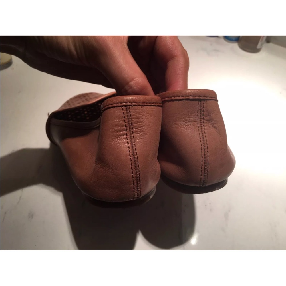 Lucky Brand pinhole leather ballet flats loafers - Picture 6 of 7